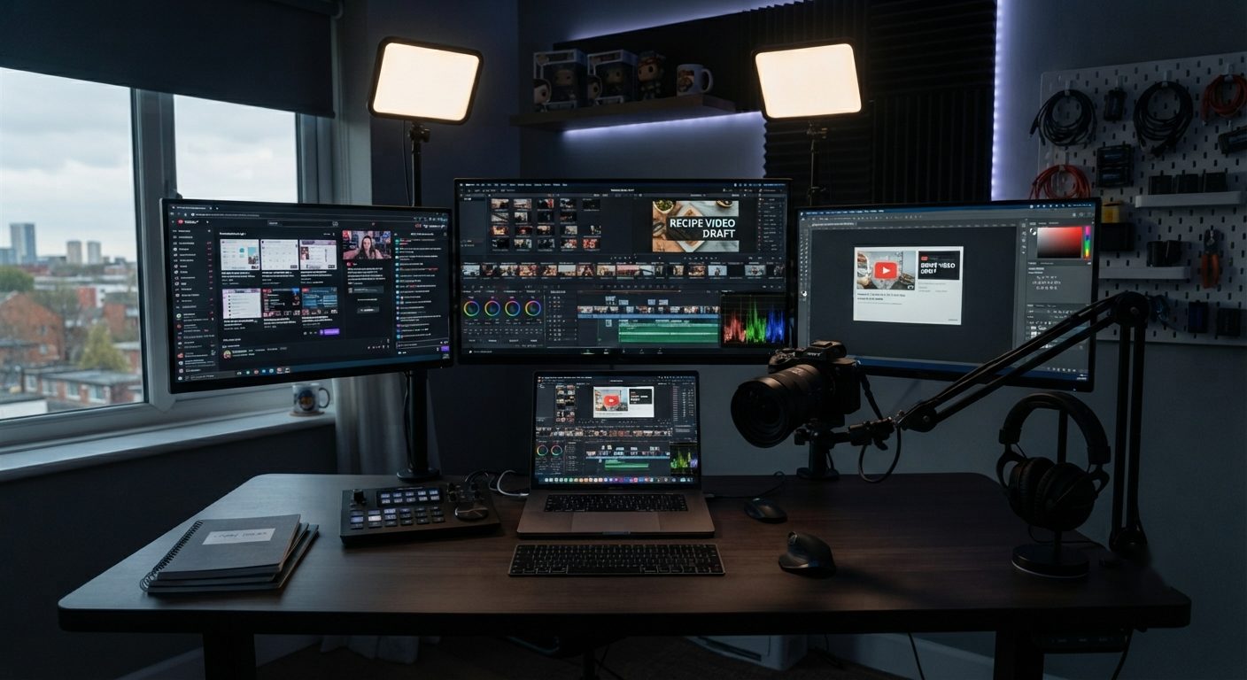 A content production desk that can run without anyone sitting there.